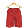 Red Glitter Artwork Print (NOT Real Glitter) Men's Shorts