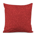 Red (NOT Real) Glitter Print Pillow Cover