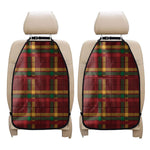 Red Green And Yellow Stewart Print Car Seat Organizers