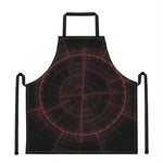 Red Gun Sight Print Apron