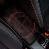 Red Gun Sight Print Car Center Console Cover