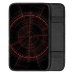 Red Gun Sight Print Car Center Console Cover