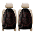 Red Gun Sight Print Car Seat Organizers