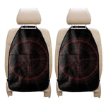 Red Gun Sight Print Car Seat Organizers