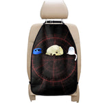 Red Gun Sight Print Car Seat Organizers