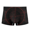 Red Gun Sight Print Men's Boxer Briefs