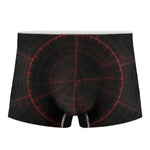 Red Gun Sight Print Men's Boxer Briefs