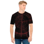 Red Gun Sight Print Men's T-Shirt