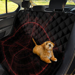 Red Gun Sight Print Pet Car Back Seat Cover