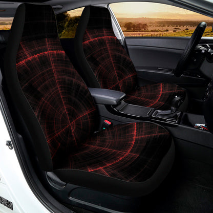Red Gun Sight Print Universal Fit Car Seat Covers
