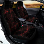 Red Gun Sight Print Universal Fit Car Seat Covers