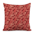 Red Hawaiian Tropical Pattern Print Pillow Cover