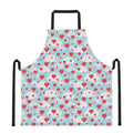 Red Heart Balloon Pattern Print Apron
