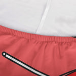 Red Heart Lollipop Pattern Print Sofa Cover