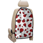 Red Ladybug Pattern Print Car Seat Organizers
