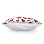 Red Ladybug Pattern Print Pillow Cover