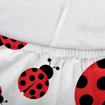 Red Ladybug Pattern Print Sofa Cover