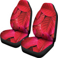 Red Leaf Print Universal Fit Car Seat Covers