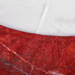 Red Marble Print Sofa Cover