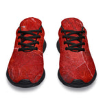 Red Marble Print Sport Shoes GearFrost