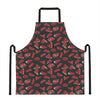 Red Meat Pattern Print Apron