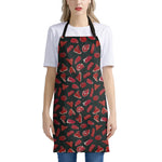 Red Meat Pattern Print Apron