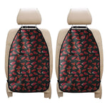 Red Meat Pattern Print Car Seat Organizers