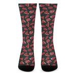 Red Meat Pattern Print Crew Socks