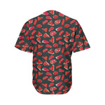 Red Meat Pattern Print Men's Baseball Jersey
