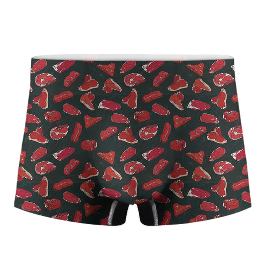 Red Meat Pattern Print Men's Boxer Briefs