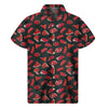 Red Meat Pattern Print Men's Short Sleeve Shirt