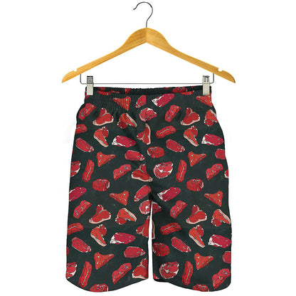 Red Meat Pattern Print Men's Shorts
