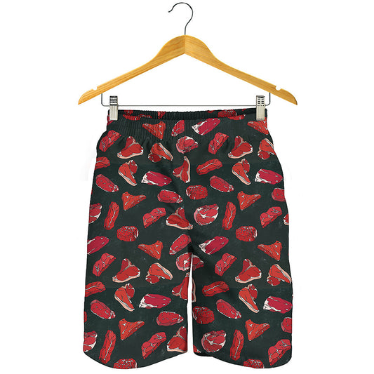 Red Meat Pattern Print Men's Shorts