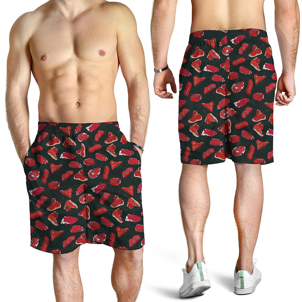 Red Meat Pattern Print Men's Shorts