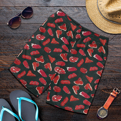 Red Meat Pattern Print Men's Shorts