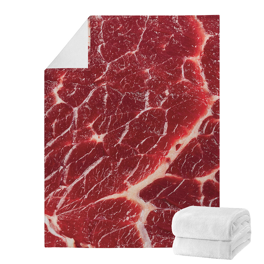 Red Meat Print Blanket