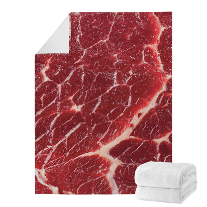 Red Meat Print Blanket
