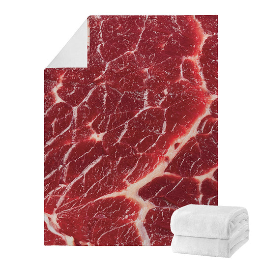 Red Meat Print Blanket