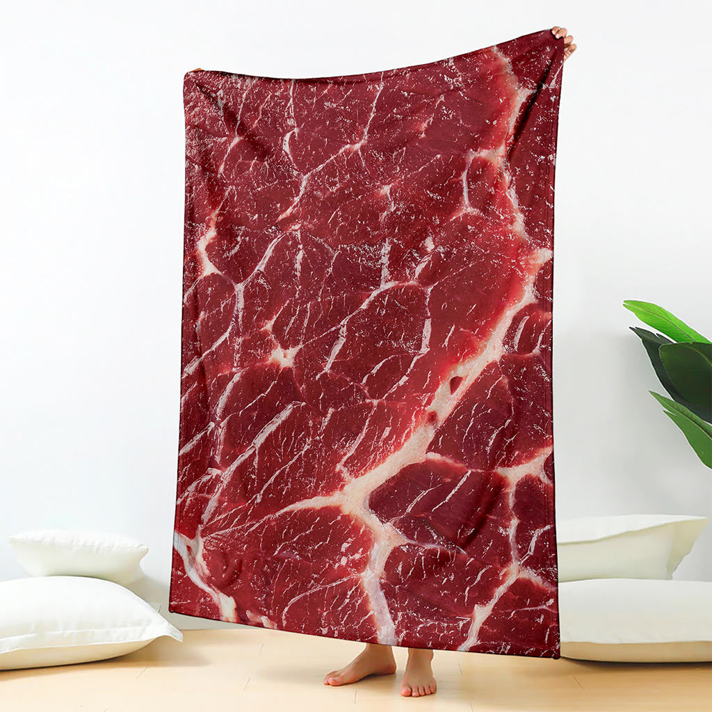 Red Meat Print Blanket