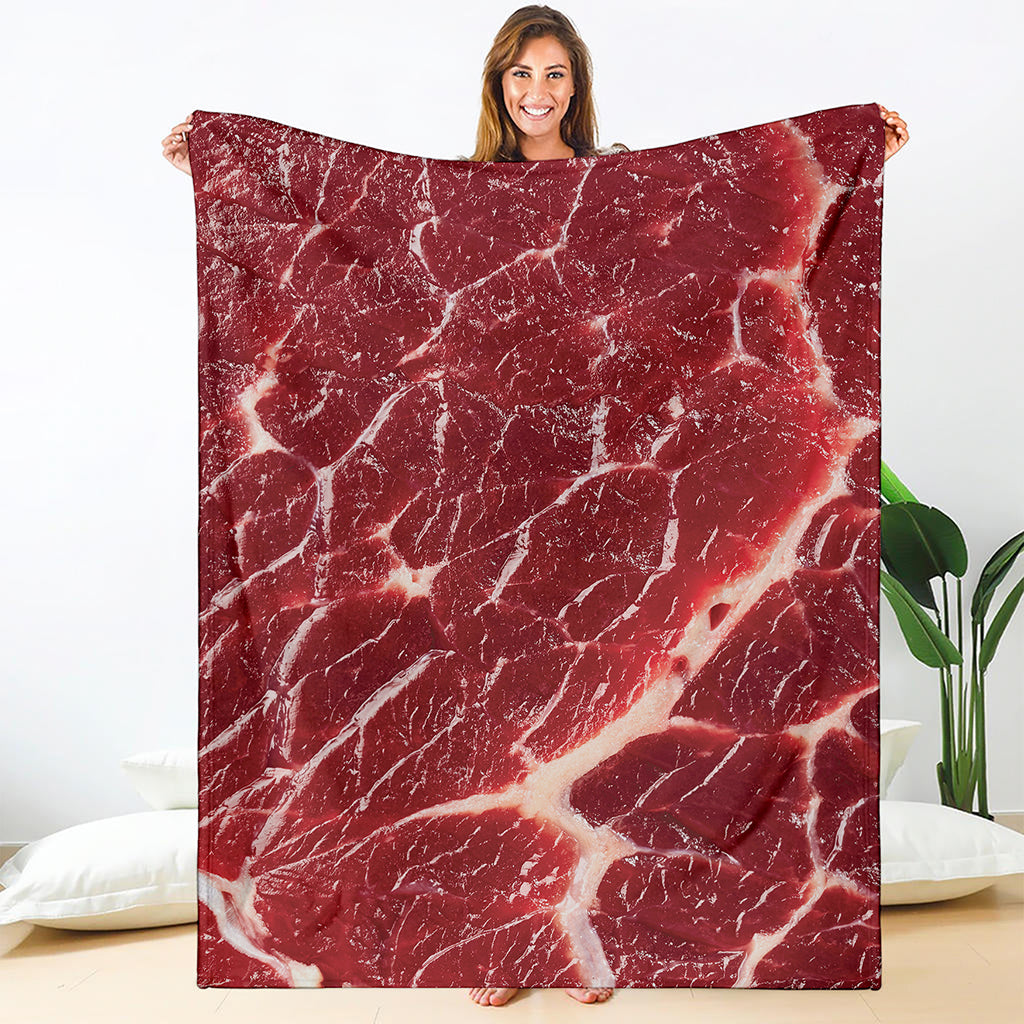 Red Meat Print Blanket