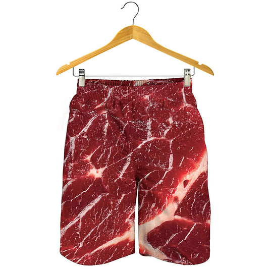 Red Meat Print Men's Shorts