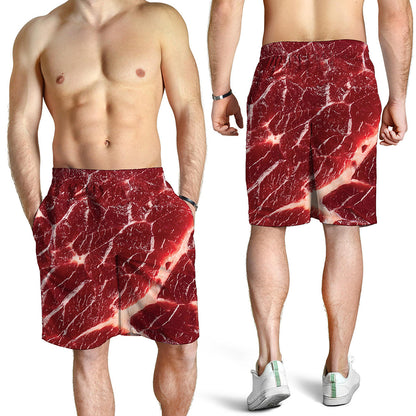 Red Meat Print Men's Shorts