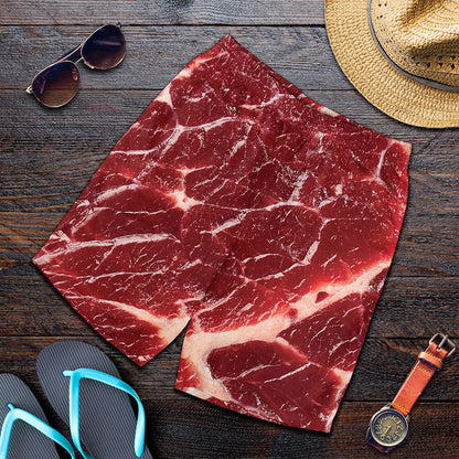 Red Meat Print Men's Shorts
