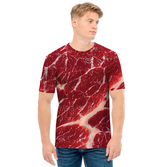 Red Meat Print Men's T-Shirt