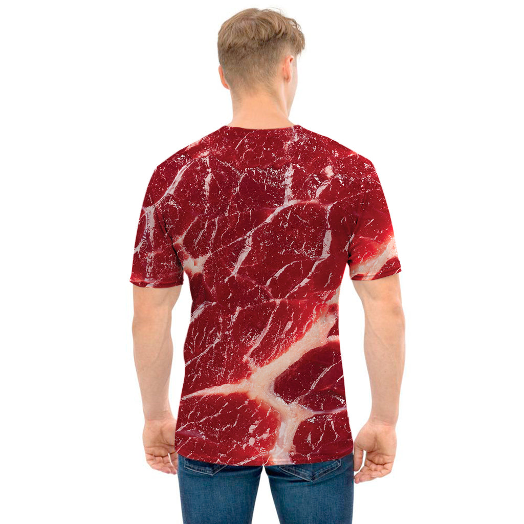Red Meat Print Men's T-Shirt