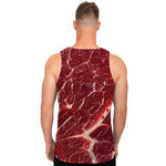 Red Meat Print Men's Tank Top