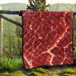 Red Meat Print Quilt