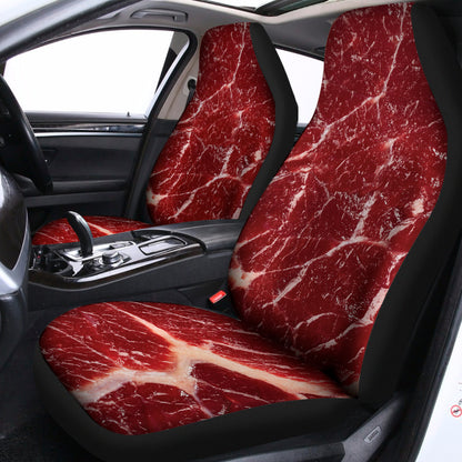Red Meat Print Universal Fit Car Seat Covers