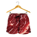 Red Meat Print Women's Shorts