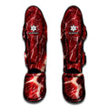 Red Meat Print Muay Thai Shin Guards